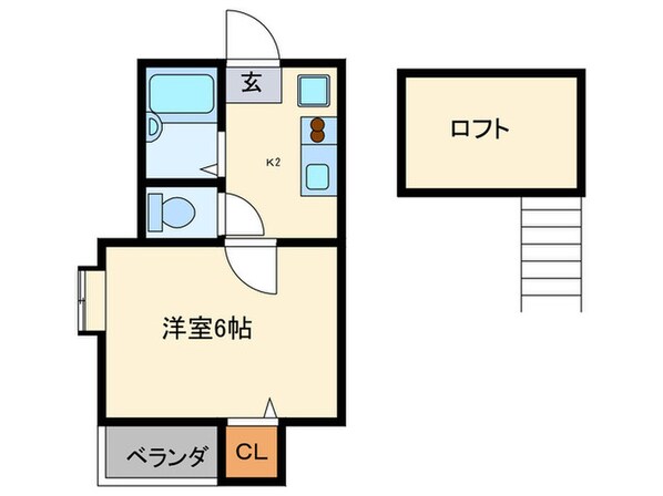 グレイス県庁の物件間取画像